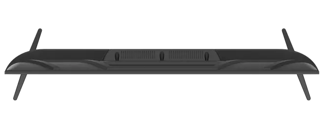 Sort tagspoiler til bil med aerodynamisk design, centrale ventilationsdetaljer og monteringsbeslag i hver ende. Holdbart, let materiale. Forbedrer bilens udseende og ydeevne.