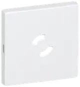 LK FUGA Dæksel gl. lampestik 45 x 45 mm - hvid