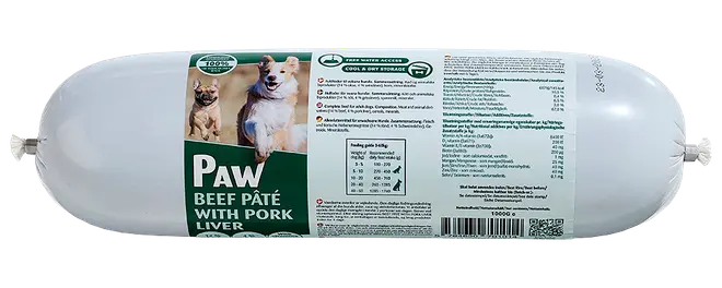Paw Beef Paté svinelever 1000g