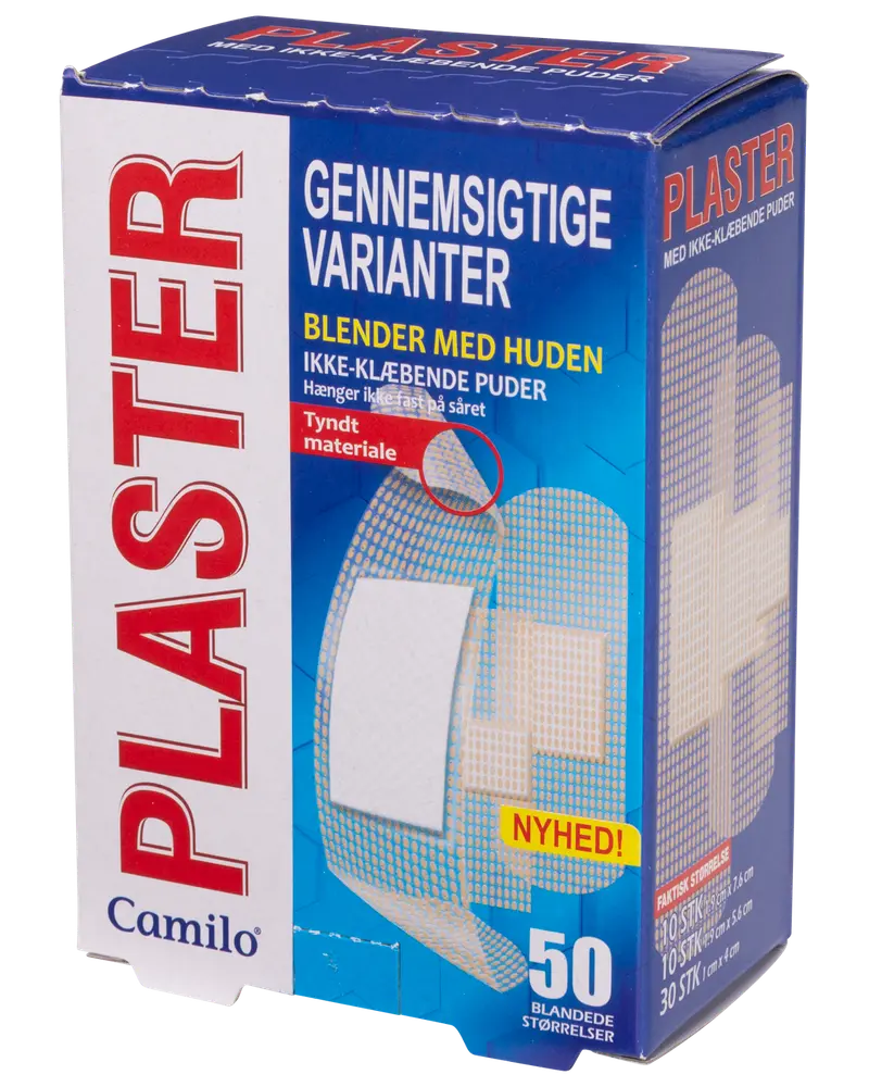 Plåster i olika storlekar