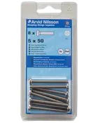 Arvid Nilsson Maskinskrue A4 PH M5 x 50 mm 8-pak