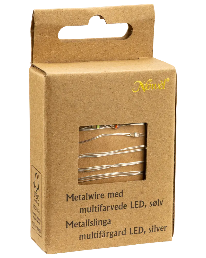 Nowel Metalwire 20 LED multifarve