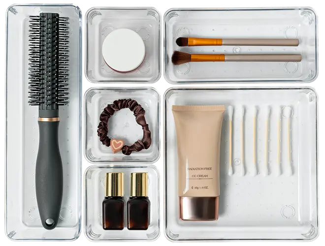 Organizer sæt akryl 6 dele