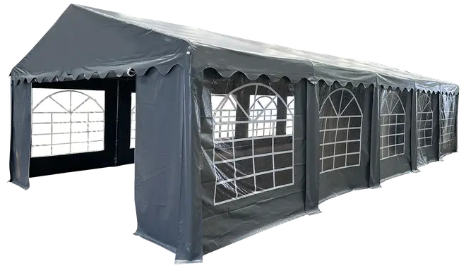 Partytält 5x10 meter - Grå