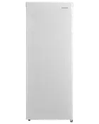 Hög, fristående Wasco kylskåp med slät vit yta, enkel dörr och minimalistisk design. Perfekt för kök som behöver gott om kylförvaring.