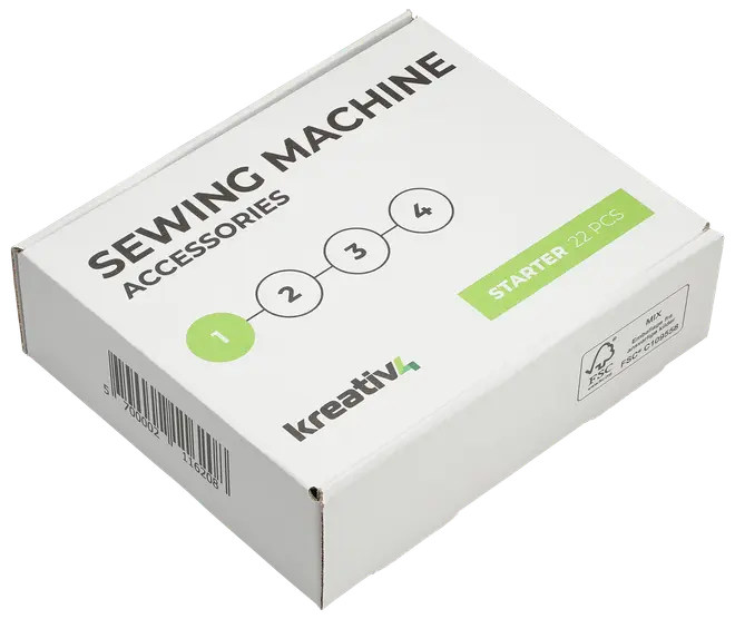 Tilbehør til symaskine begynder sæt- 22 dele