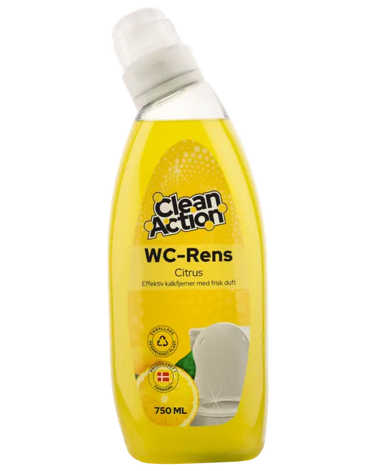 Clean Action WC Rens 750 ml - Citrus