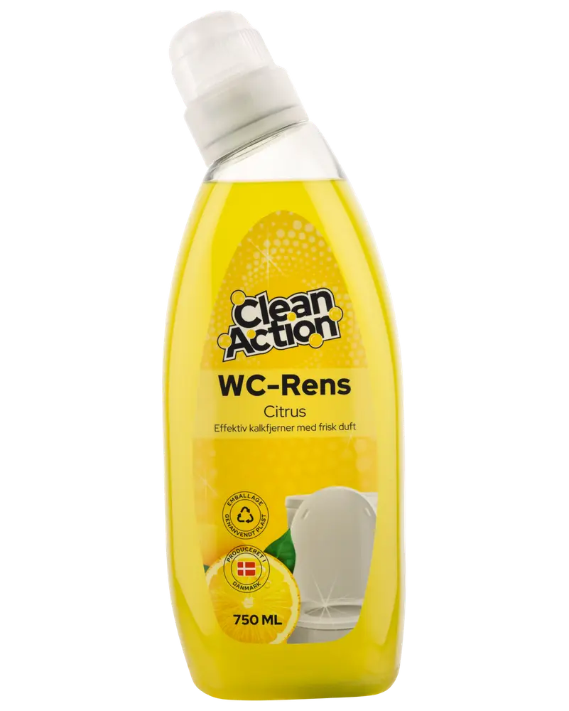 Clean Action WC Rens 750 ml - Citrus