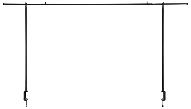 Bordsstativ svart 135-250 cm