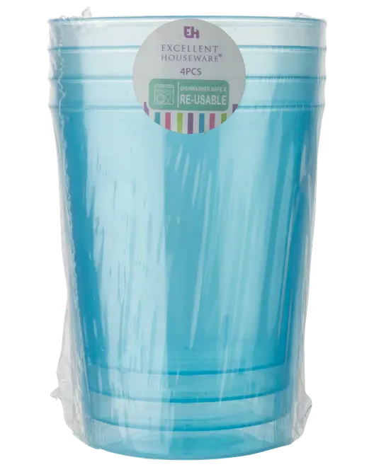 Ölglas 50 cl återanvändbart 4-pack