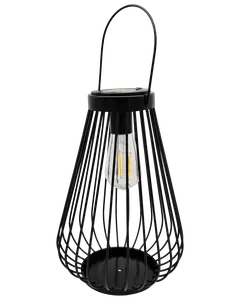 Solcellelampe lanterne H. 36 cm - assorteret