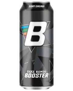 Booster Booster Sort Energi 50 cl