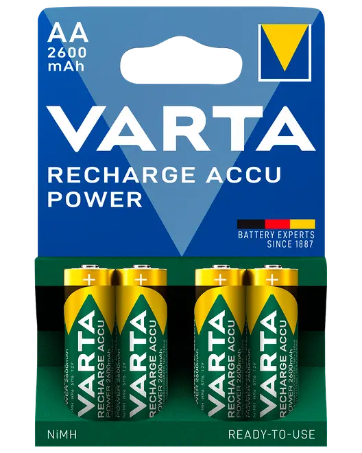 Batteri nihm aa 2600 mah 4 st
