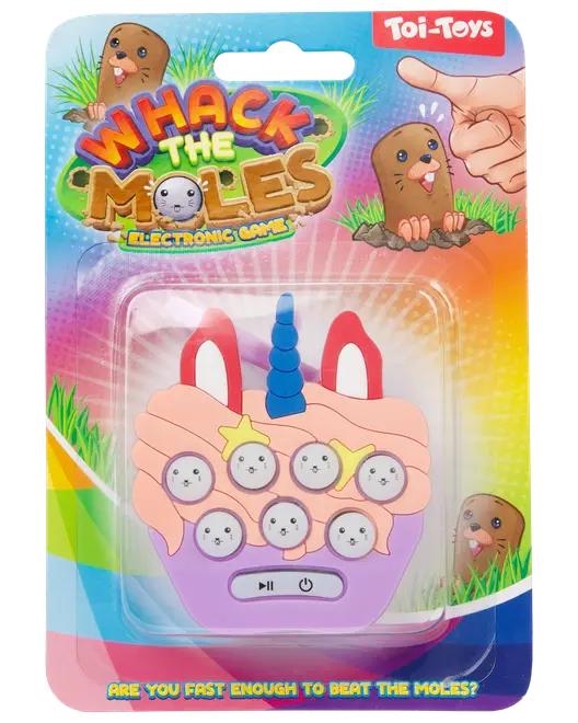 Whack the moles minispil - assorterede designs