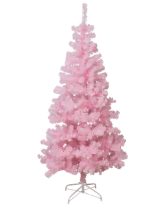 Julgran på fot 180 cm - rosa