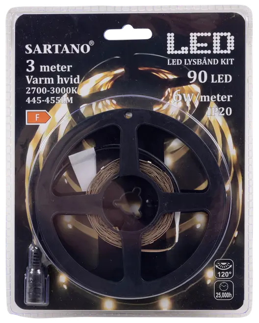 SARTANO Flexstrip med LED 3 meter