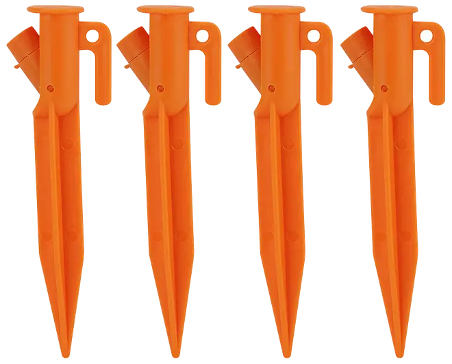 Teltpløkker med LED 4-pak