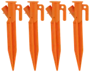 Teltpløkker med LED 4-pak