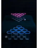 Glow beer pong