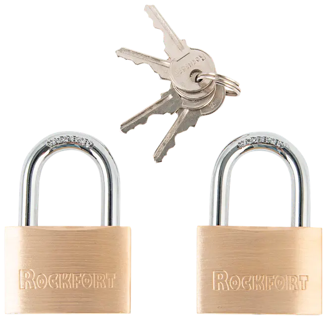 Rockfort Hængelås 40 mm 2-pak