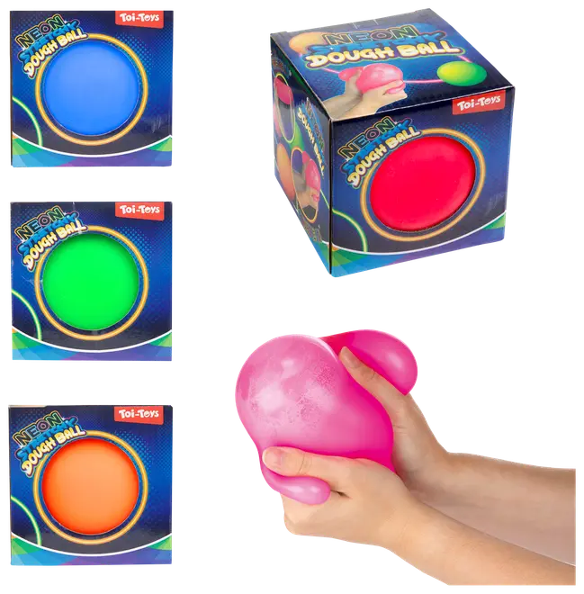 Neon stretchy boll