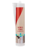 Droppen akrylfogmassa vit