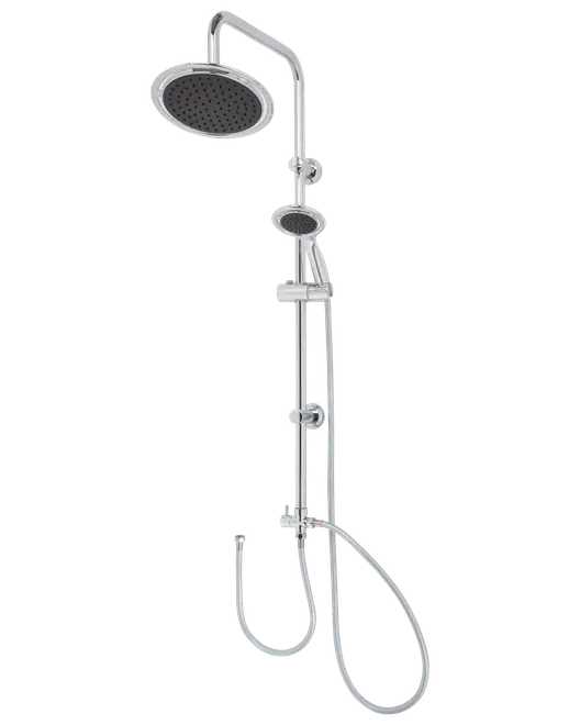 Brusestangsæt med 2 brusere - Rund