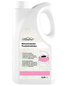 CampOut Klosetvæske 2,5 liter - pink