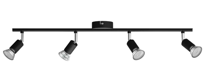 PHILIPS Spotlampe Limbali GU10 4 spot - sort