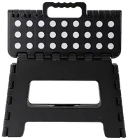 Hopfällbar pall H. 22 cm - Svart