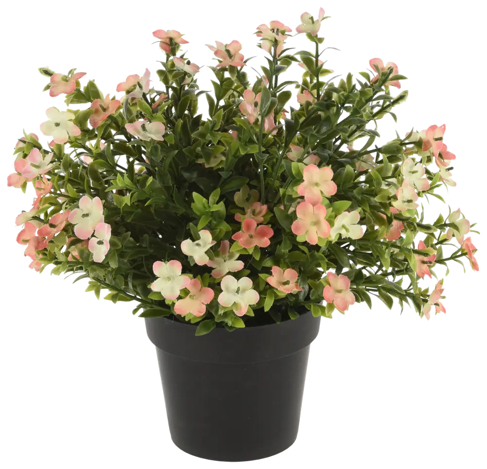 Konstgjord blomma i kruka H. 26 cm - olika färger
