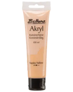 Belluno Akrylfarve  100 ml Naples yellow