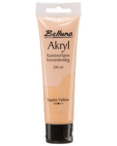 Belluno Akrylfarve  100 ml Naples yellow