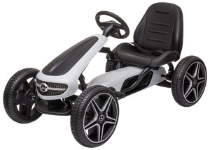 Mercedes Benz Gokart - hvid