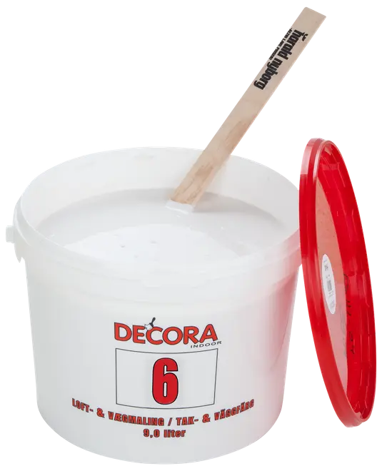 Decora Vægmaling 9 L glans 6 - hvid 