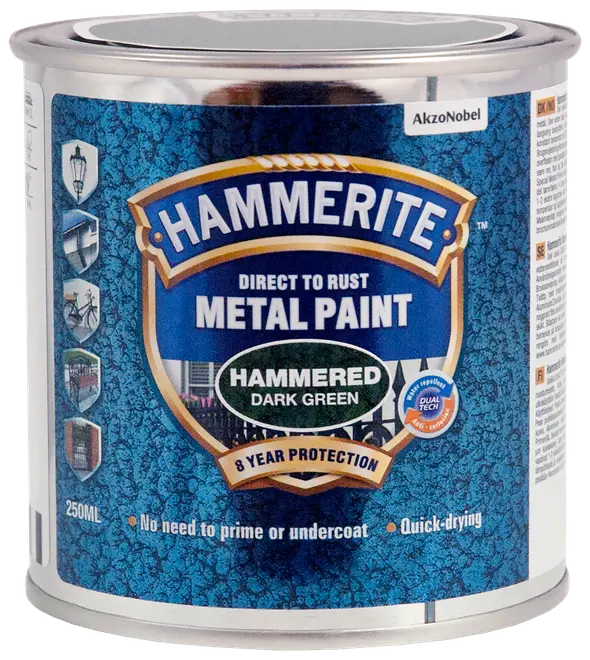 Hammerite Hammer Mørk Grøn - 250 ml
