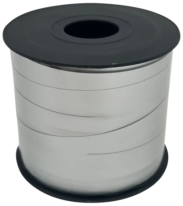 Gavebånd 1 cm x 50 m sølv