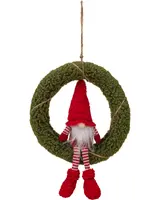 Tomte krans röd Ø30 cm