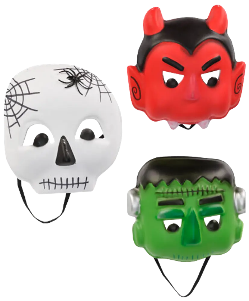 Halloweenmask - olika modeller