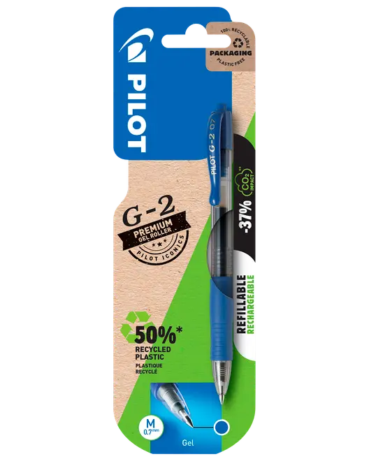 Pilot G-2 Gel-pen 0,7 mm - blå