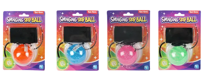 Swinging skip ball