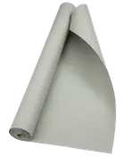 Stor rulle ensfarvet, lysegråt tapet med glat, mat overflade. Velegnet til vægbeklædning eller hobbyprojekter. Uden mønster og nem at tilpasse.