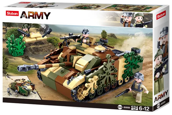 Sluban Army Supertank M38-B0858 - 524 dele