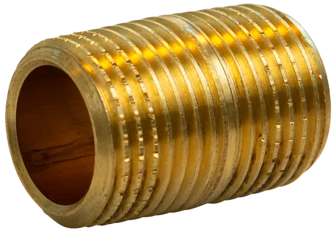 Nippelrør 1/2'' x 30 mm - messing