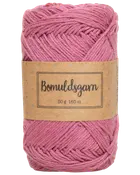Bomullsgarn 50 g mörk rosa