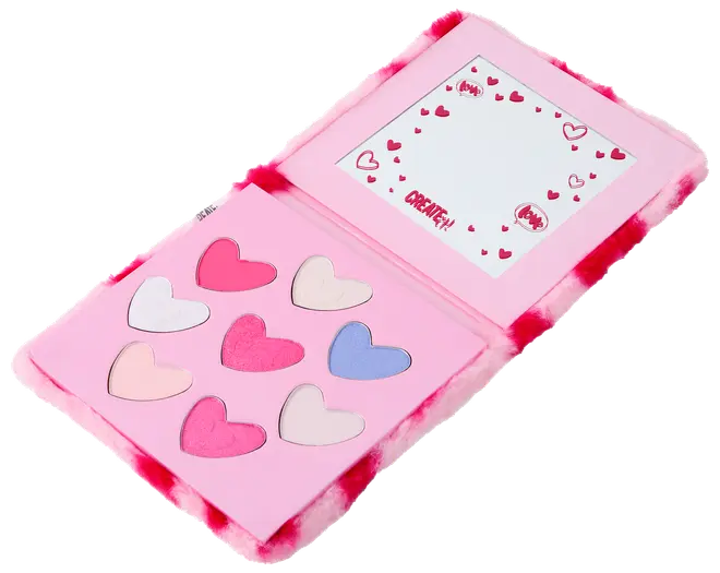 Create It! Øjenskyggesæt med plyscover og spejl