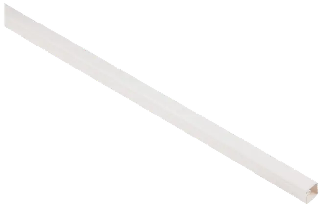 Kabelkanal 10 x 10 mm 2 m - Hvid