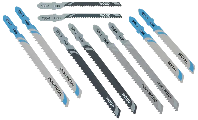 DeWALT Stiksavsklinge træ og metal DT2294 10 dele