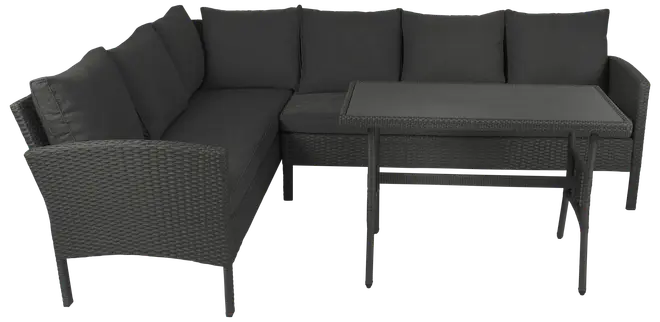 LIMASSOL Havemøbelsæt - Sort