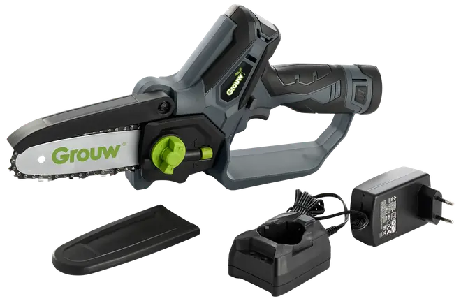 Grouw Grenkædesav 12V inkl. batteri